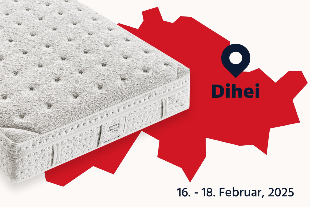 Manifattura Falomo auf der Messe DIHEI 2025: Innovation und Qualität des Schlafes in der Schweiz 
